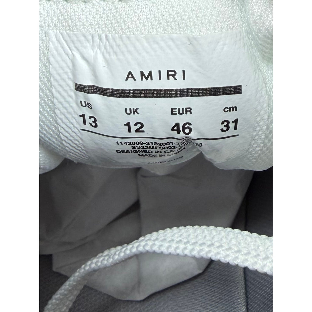 Size 46EU/13US - Amiri Skel Top Hi Grey NEW!