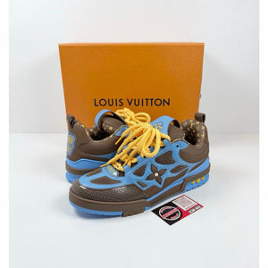 Size 10UK/11US - Louis Vuitton Skate Brown Blue Yellow NEW