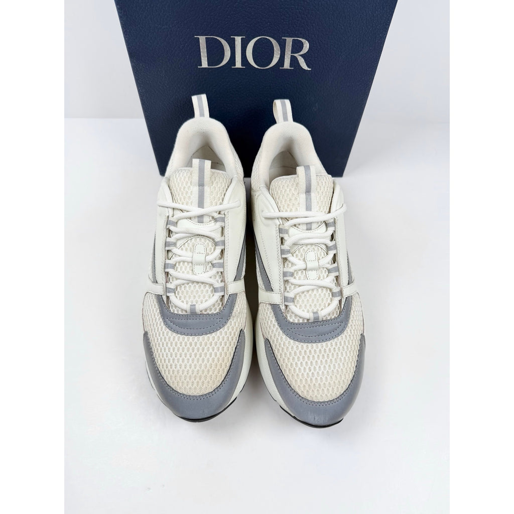 Size 44EU/11US - Dior B22 White Silver Sneakers
