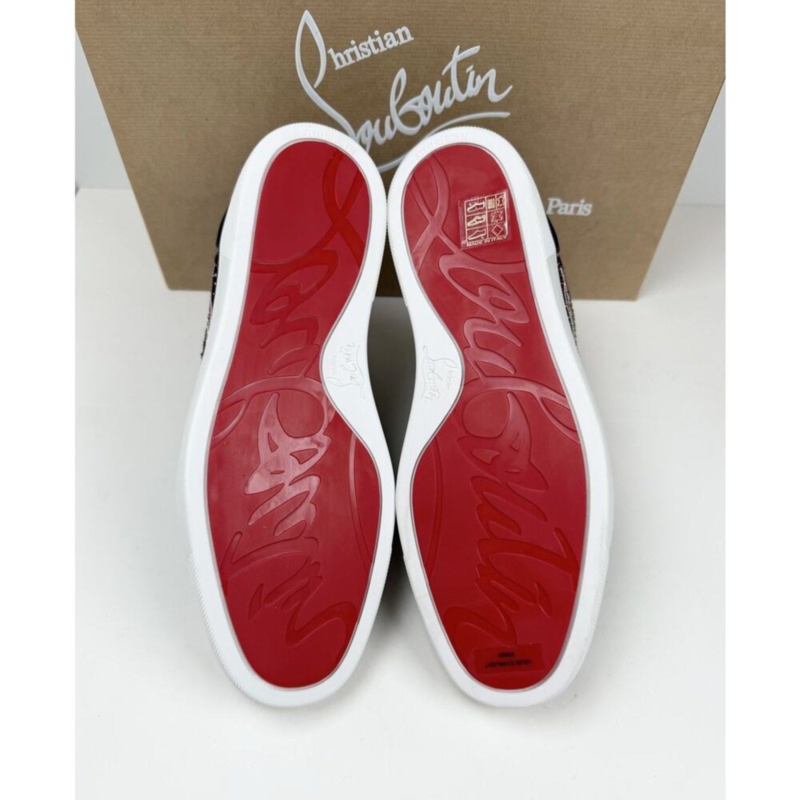 Size 8US - Christian Louboutin Crystal New/Retail $3,695!