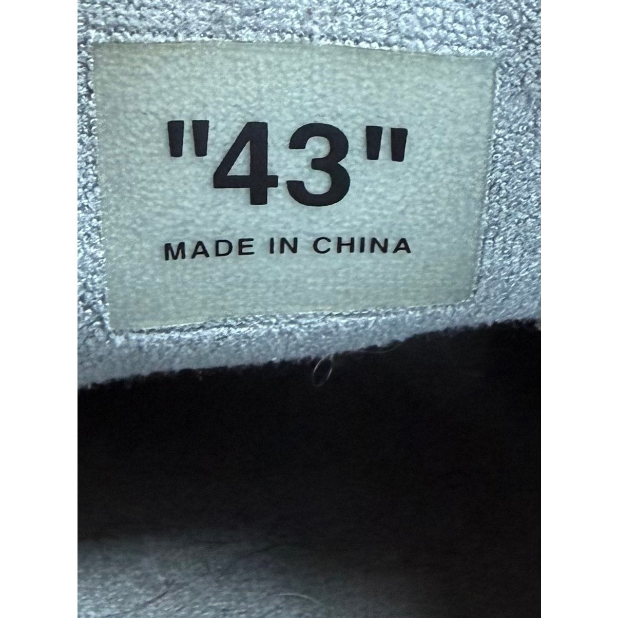 Size 43EU/10US - Off-White Out Of Office Grey White Sneakers