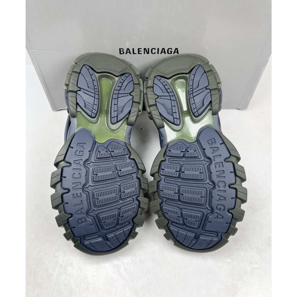Size 40EU/7US - Balenciaga Track Green/Navy/Yellow NEW