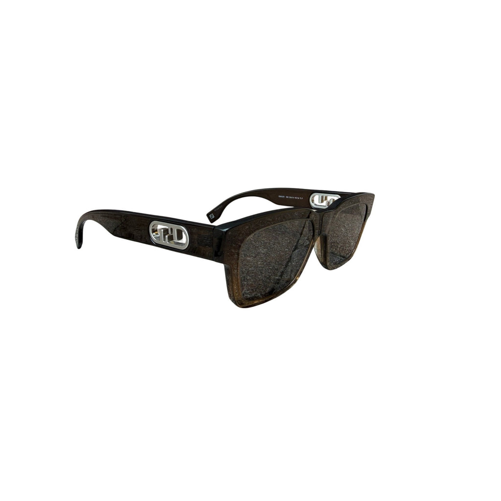 Fendi - O'Lock Acetate Square-Frame Sunglasses