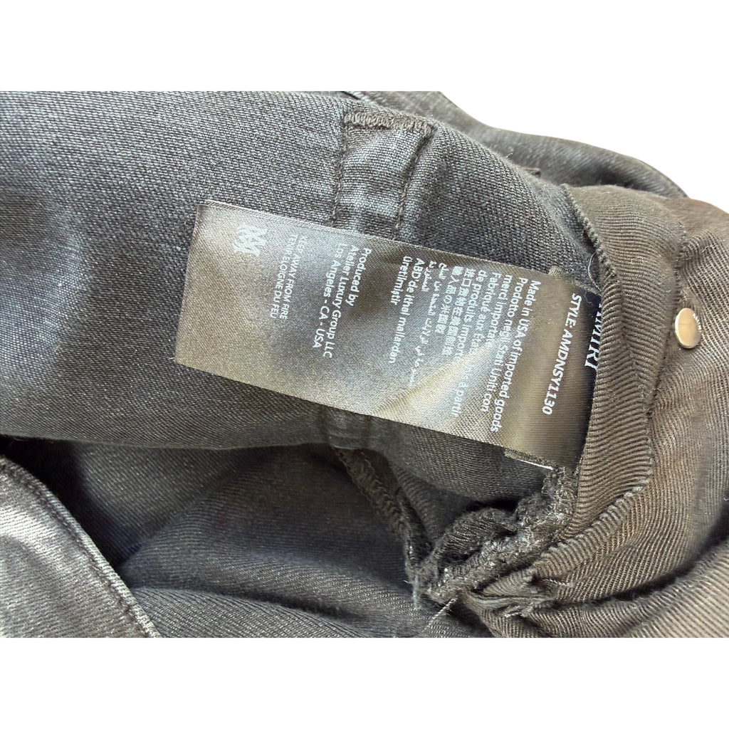 Size 38 - Amiri Patch Black Jeans