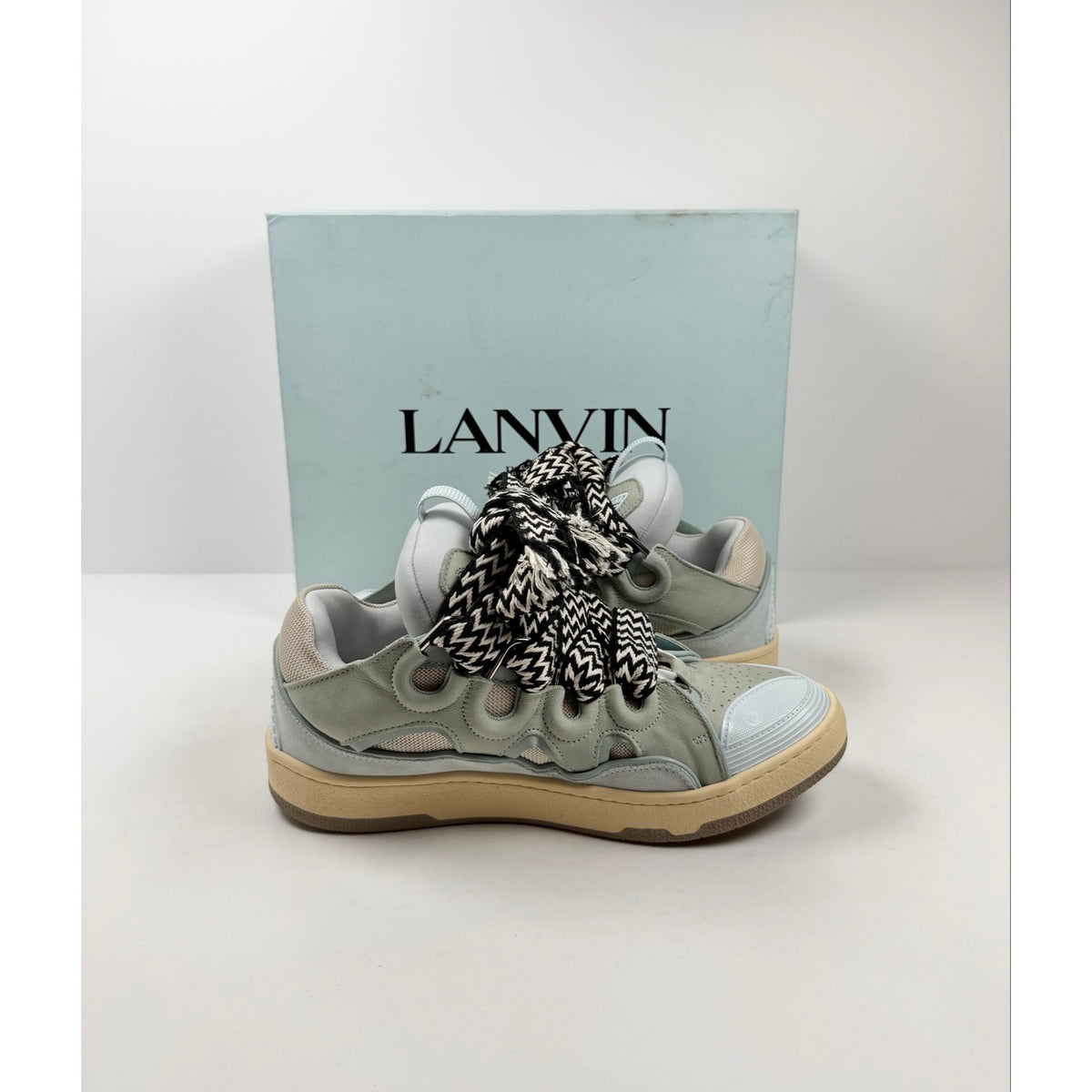 Size 43EU/10US - Lanvin Curb Sneaker Pale Blue