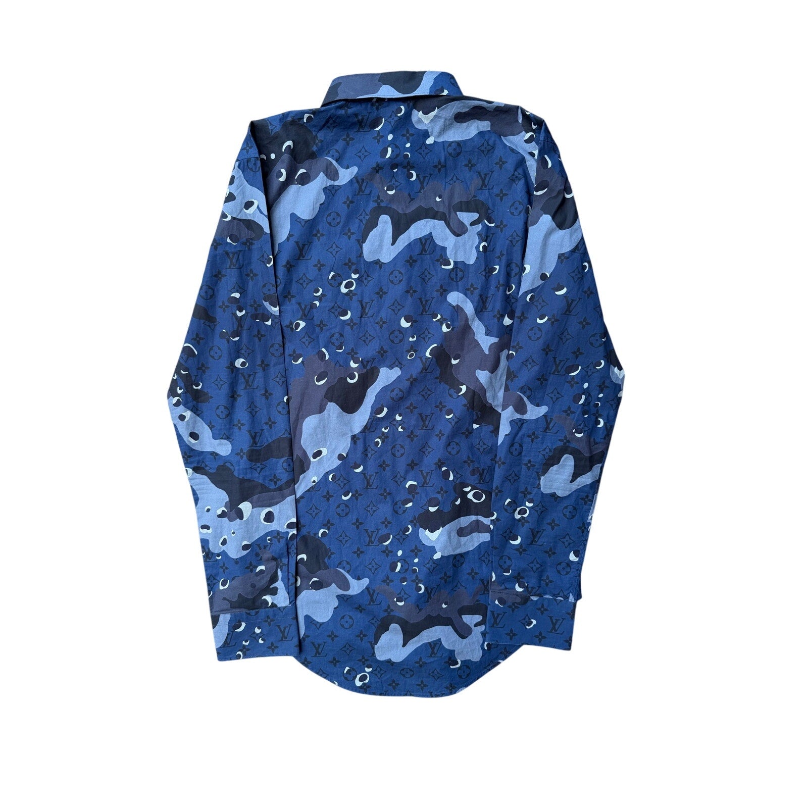 Size S - Louis Vuitton Camo Monogram Button Up