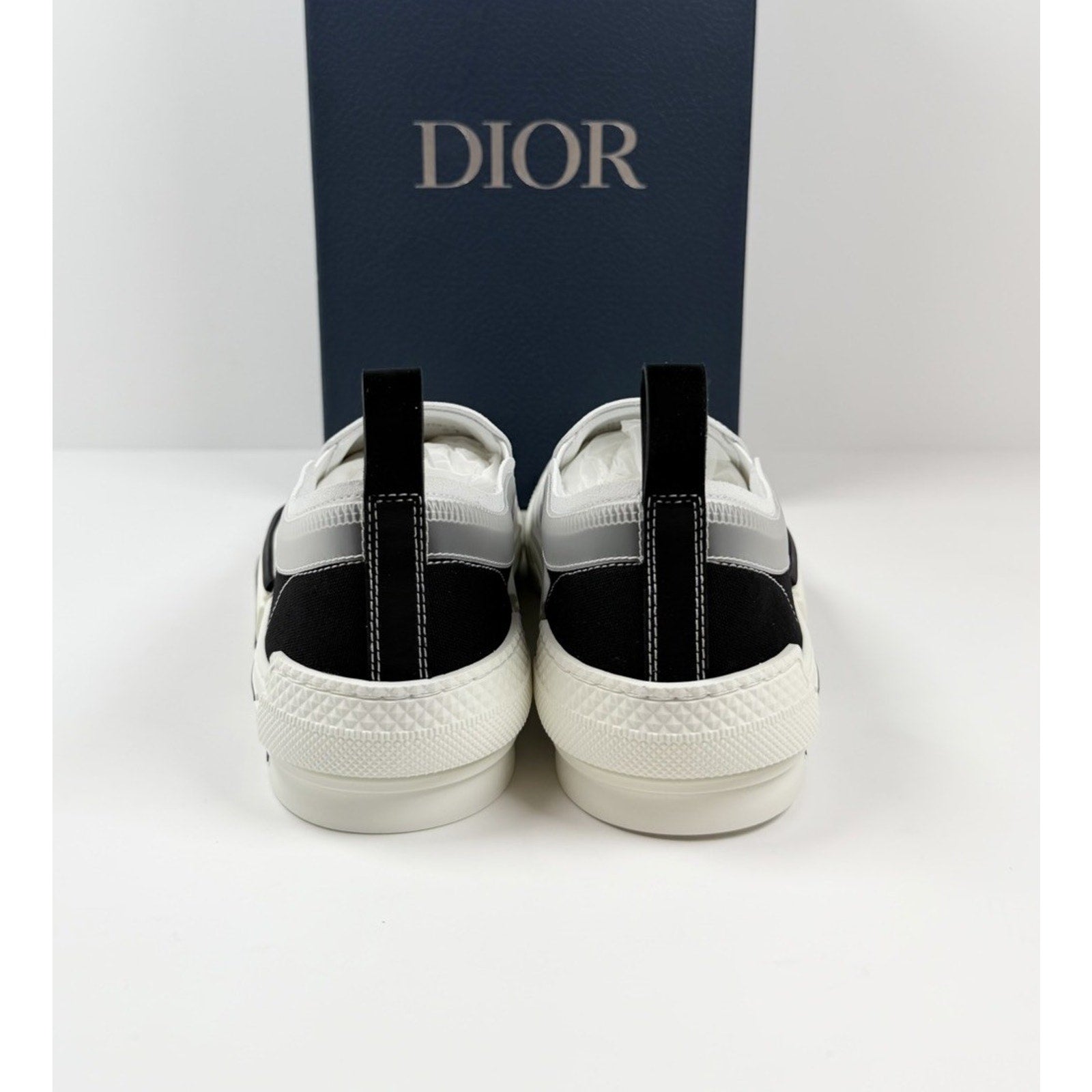 Size 41EU/8US - Dior Slip On Black White Sneakers NEW