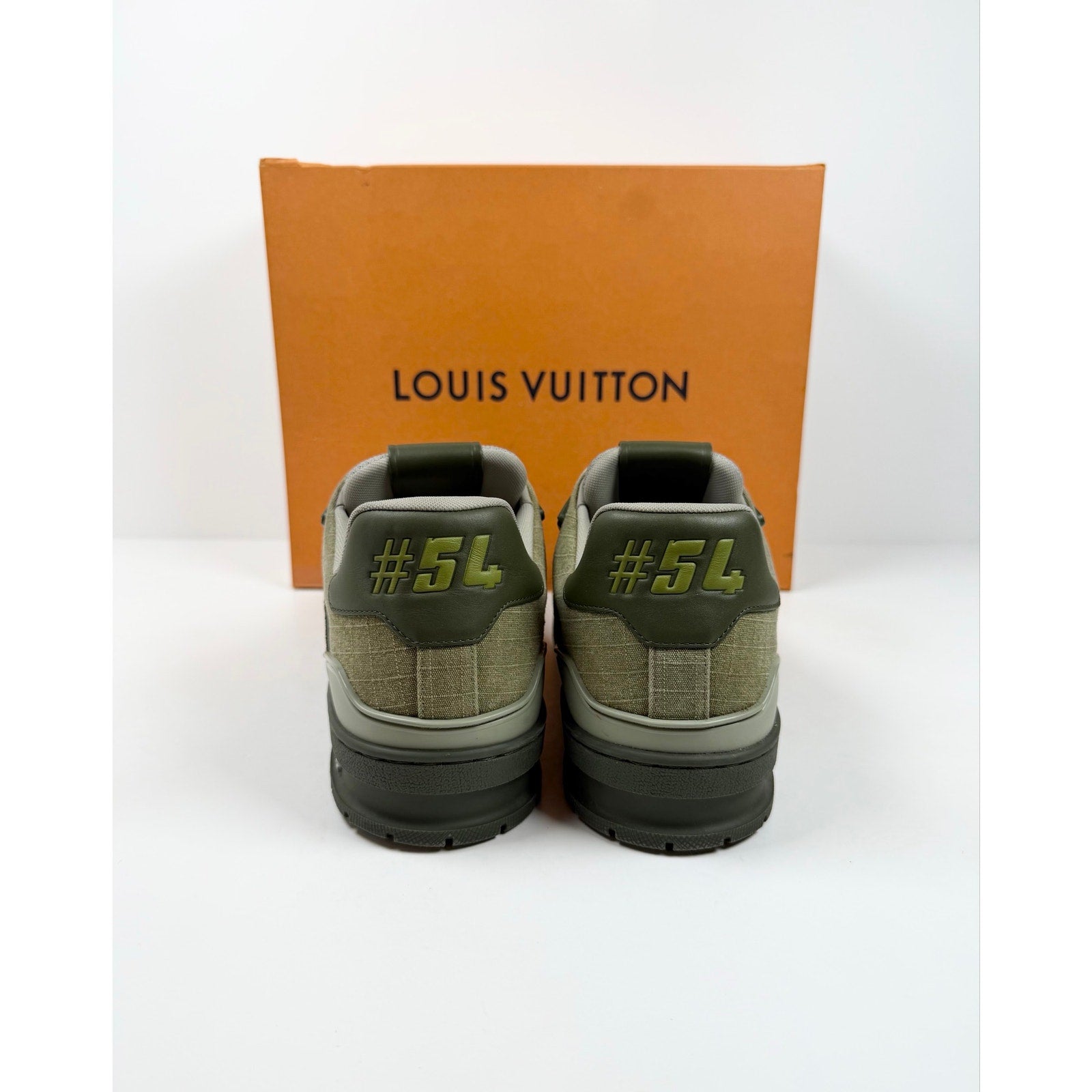 Size 10UK/11US - Louis Vuitton #54 Green Trainers