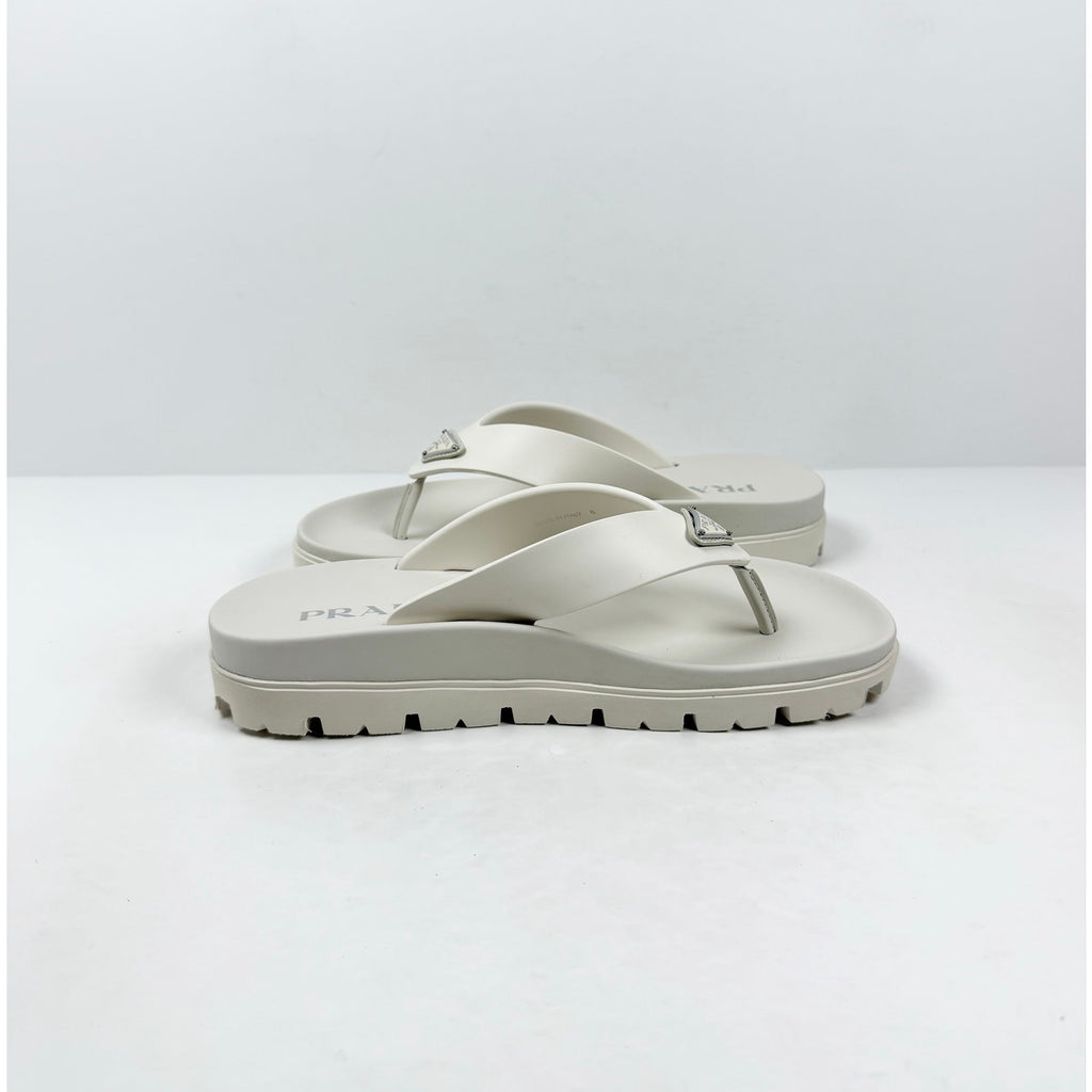 Size 8UK/9US - Prada Rubber Thong Sandals NEW