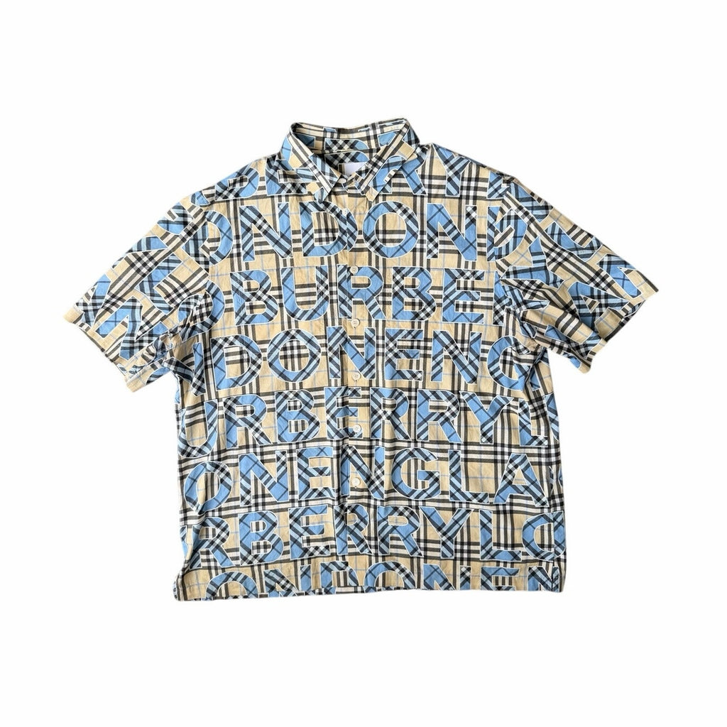 Size 2XL - Burberry Check Button Up Shirt