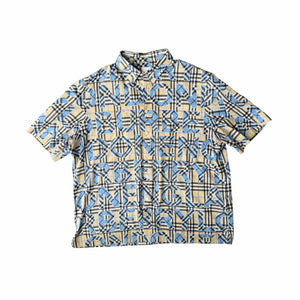Size 2XL - Burberry Check Button Up Shirt