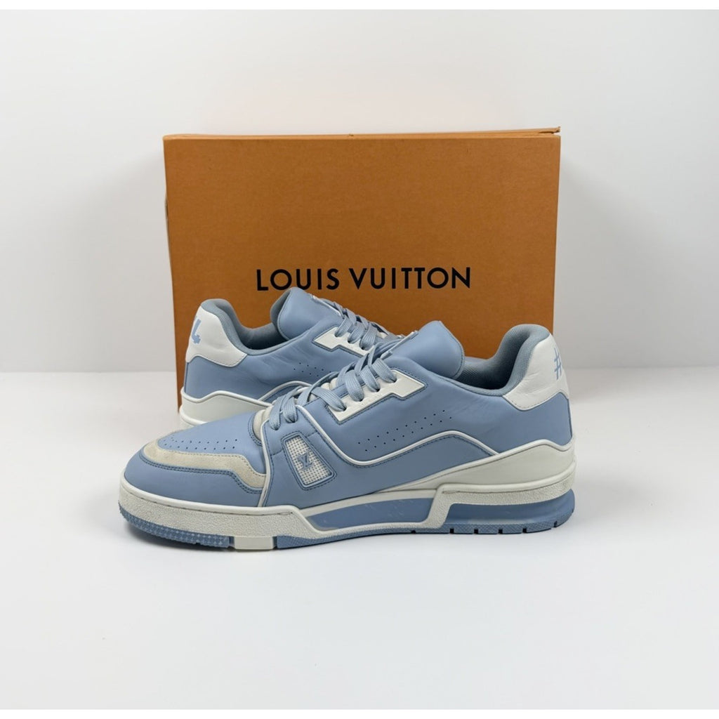 Size 9LV/10US - Louis Vuitton Blue Leather Trainers