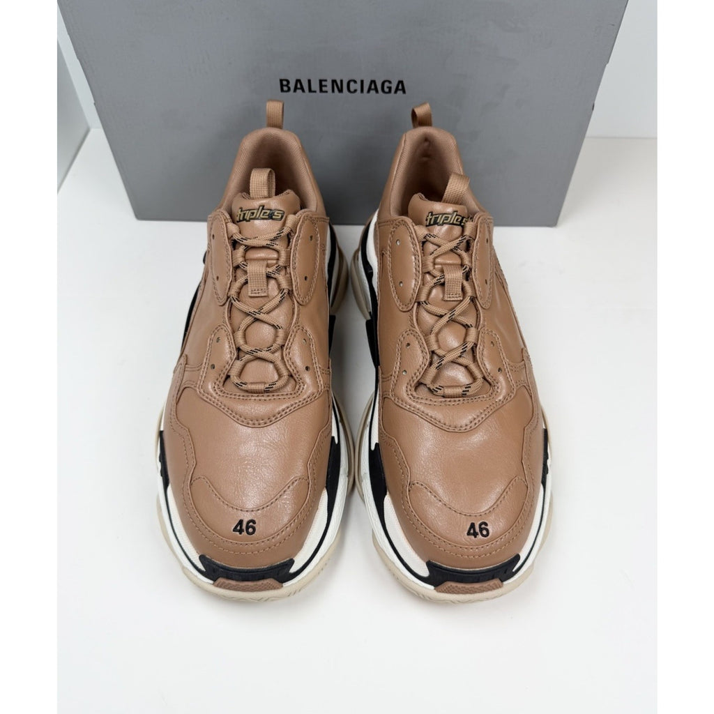 Size 46EU/13US- Balenciaga Triple S Beige NEW