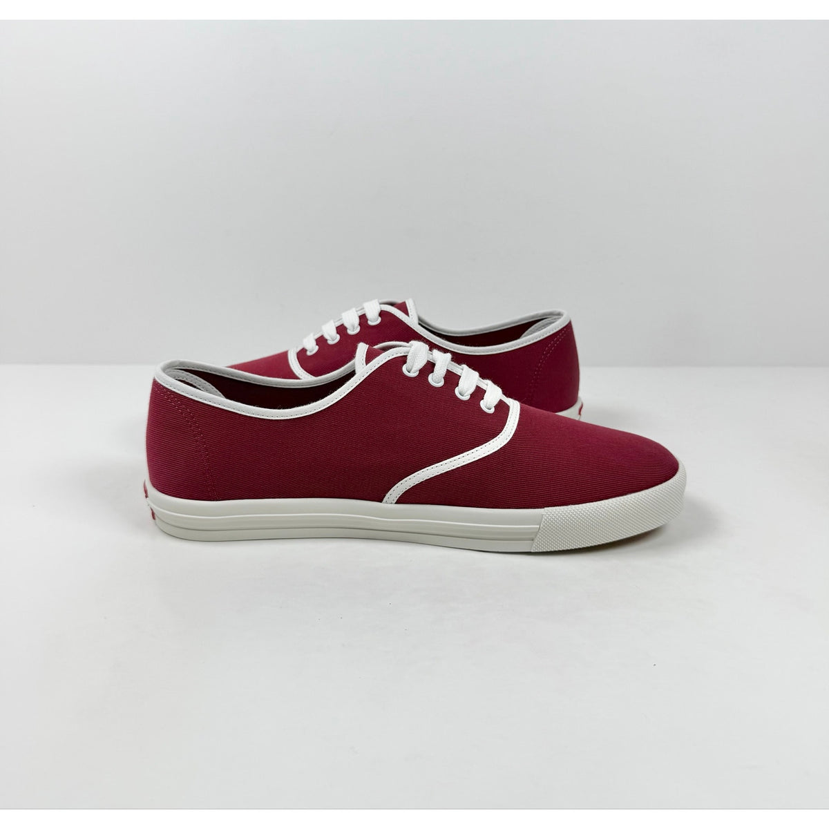 Size 8UK/9US - Prada Drill Canvas Low Top NEW