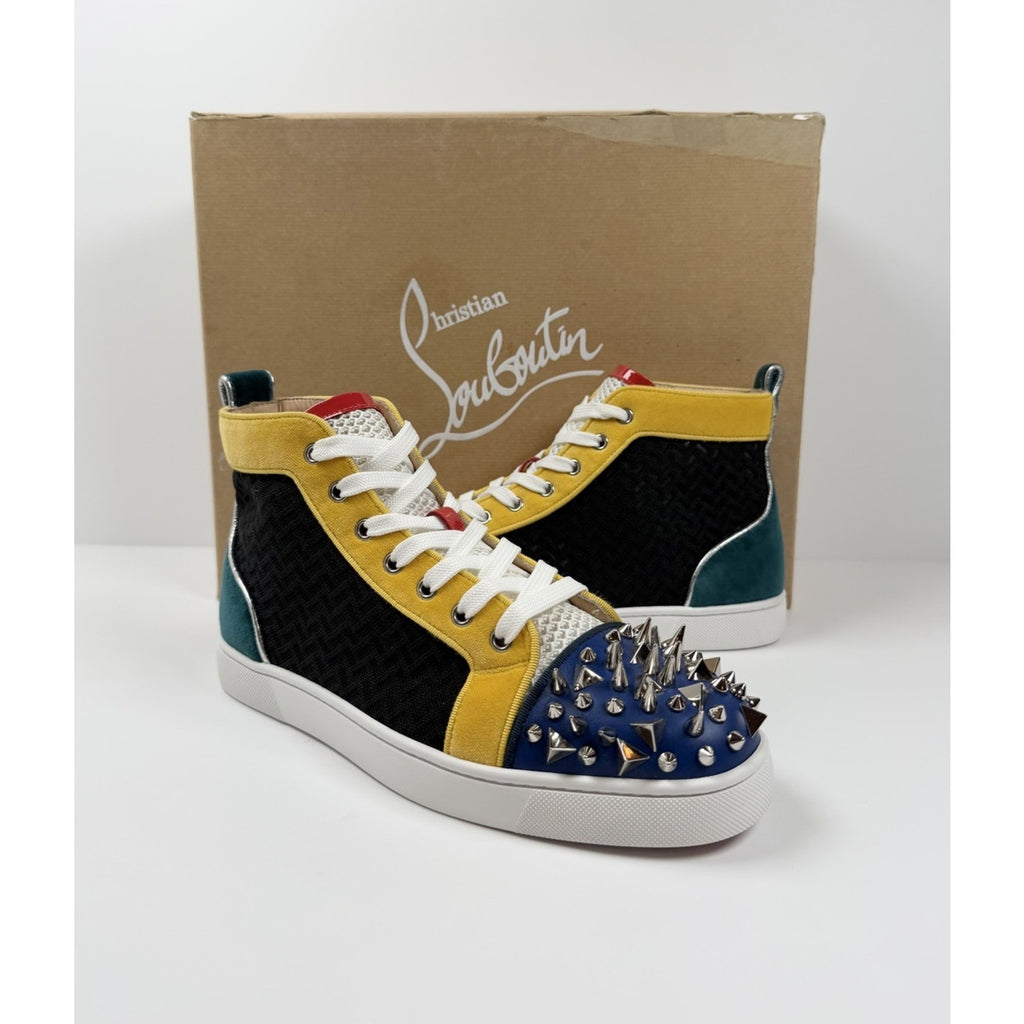 Size 7.5US - Christian Louboutin Multicolor High Spike NEW
