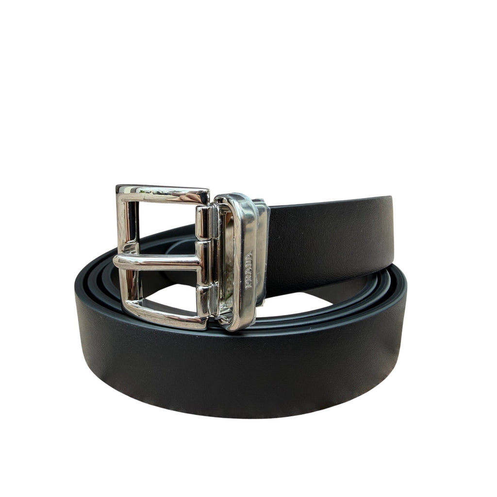 Prada City Calf Leather Belt Men’s 95/38 NEW