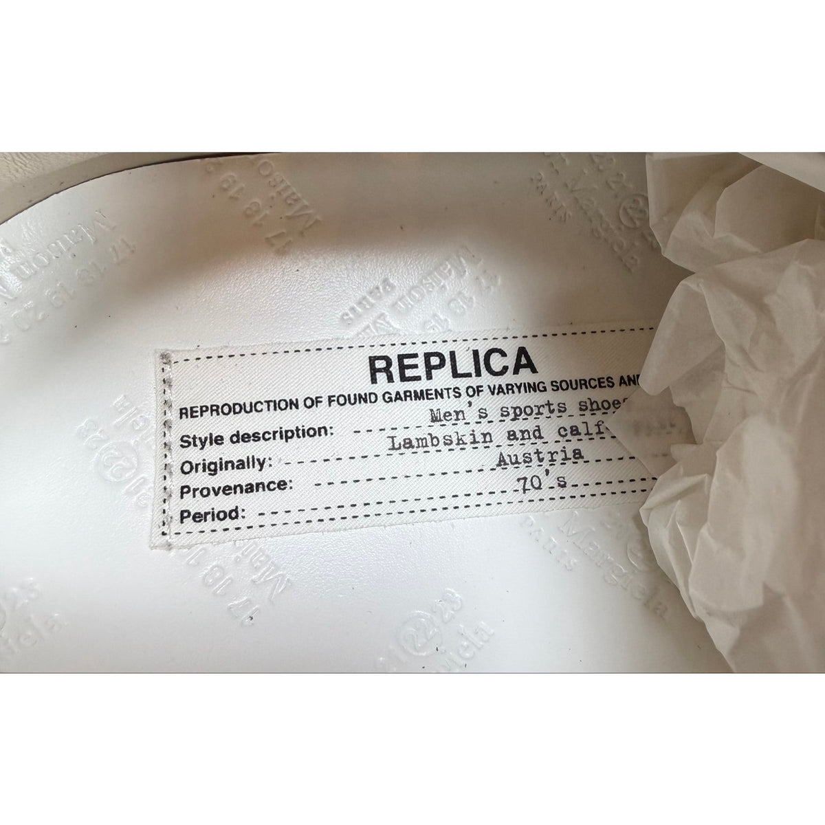 Size 41EU/8US - Maison Margiela GAT Ghost Grey NEW