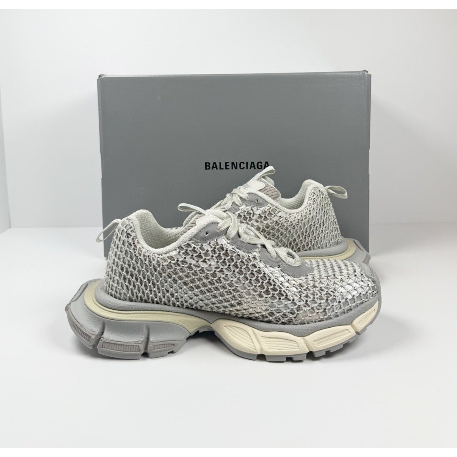Size 41EU/8US - Balenciaga 3XL Fishnet NEW/RETAIL $1,650