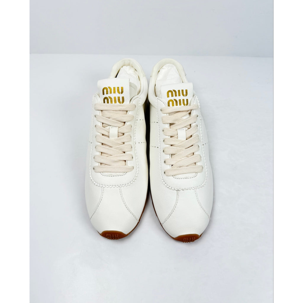 Size 8.5 - Miu Miu Plume Nappa Leather NEW