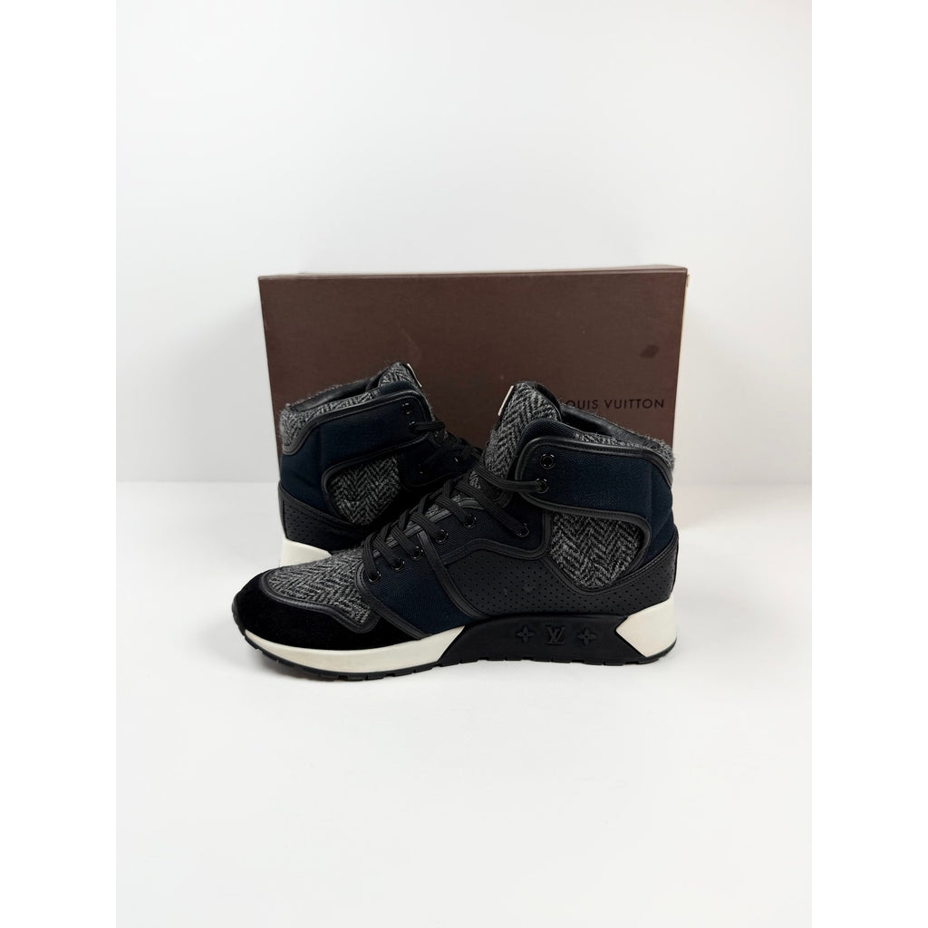 Size 6.5UK/7.5US - Louis Vuitton Black Grey High Top