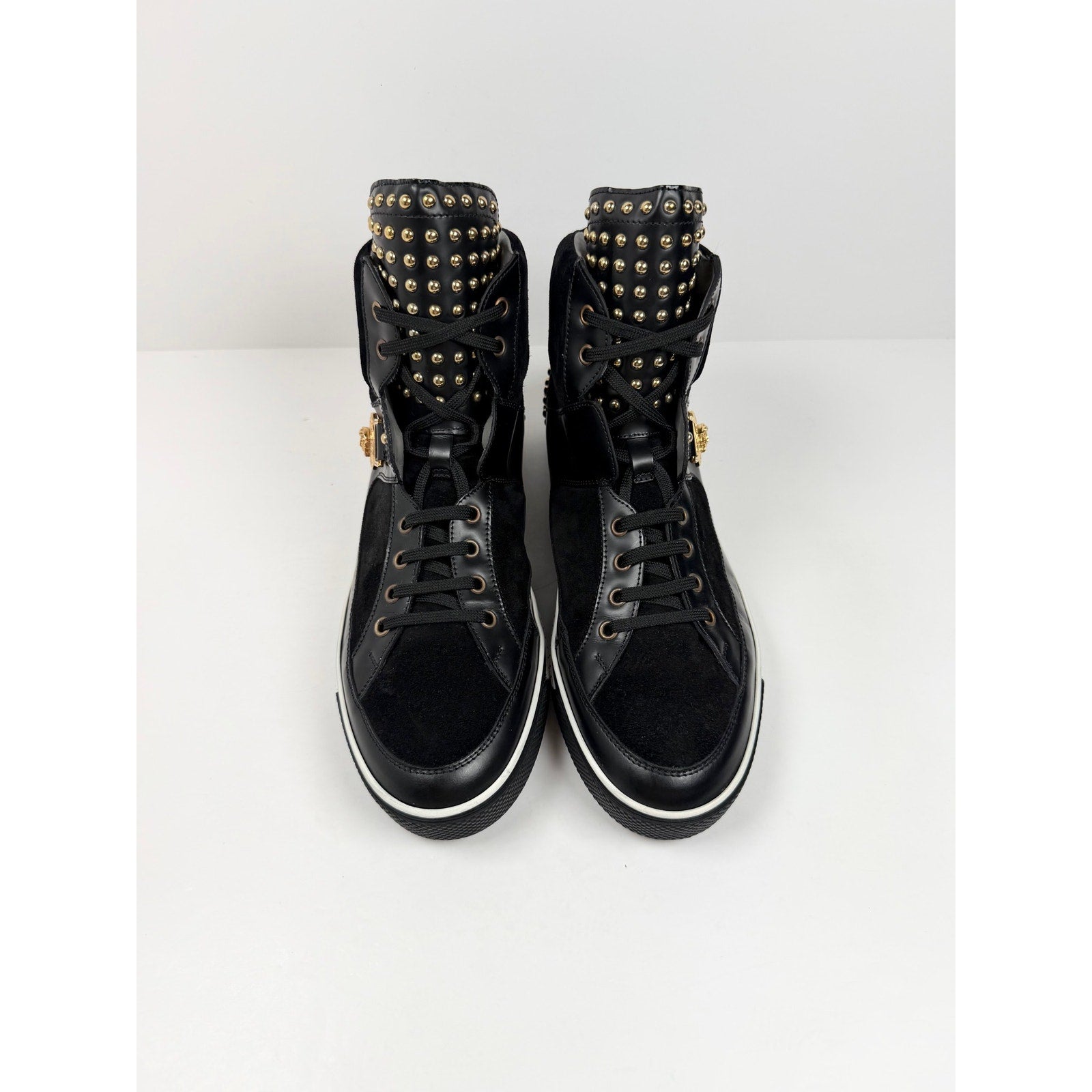 Size 11.5 - Versace Studded High Top