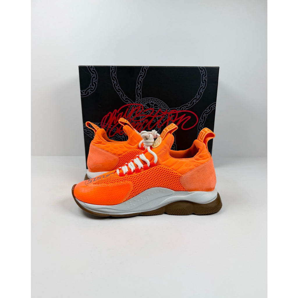 Size 42EU/9US - Versace Cross Chainer Orange