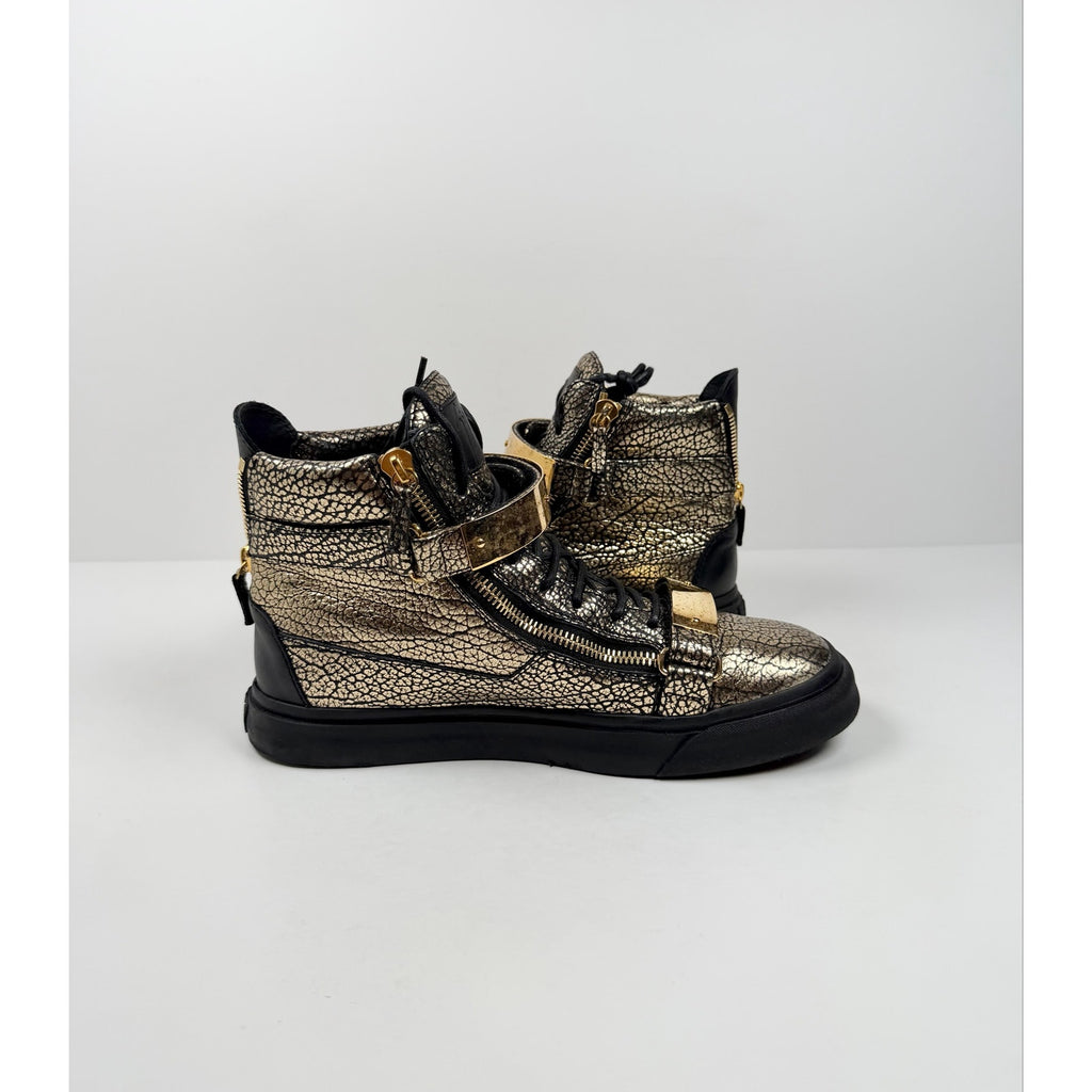 Size 12 - Giuseppe Zanott Metallic High Top