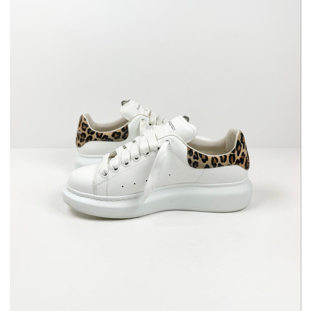 Size 41EU/8US - Alexander McQueen White Leopard