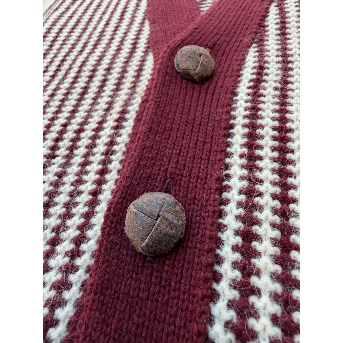 Size L - Golden Goose Wool Striped Cardigan NEW