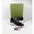 Size 7.5US - Gucci Run Knit Black Sneakers NEW