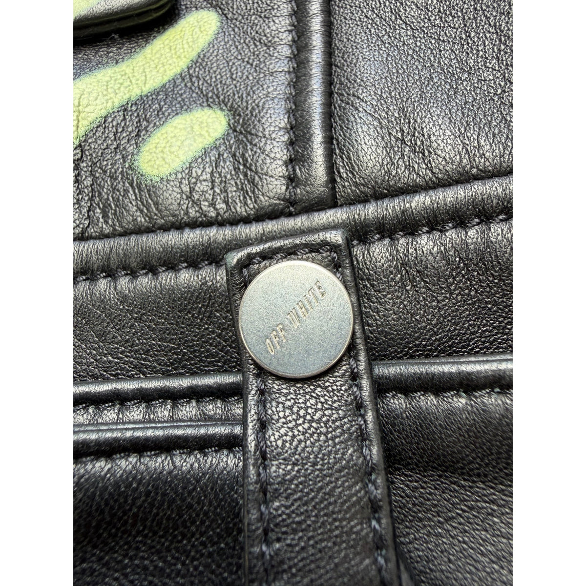 Size S - Off-White Virgil Biker Leather Jacket Women’s