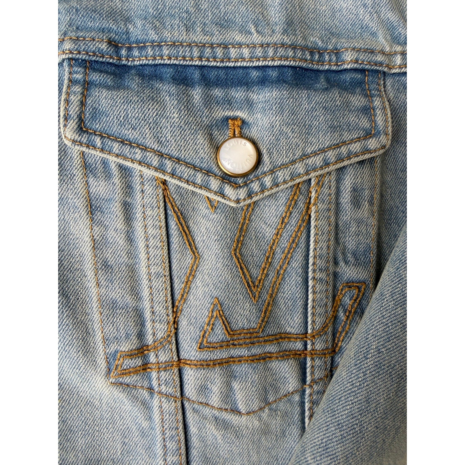 Louis Vuitton Denim Jacket & Jeans Set Light Blue Size 60 / 40 XXL