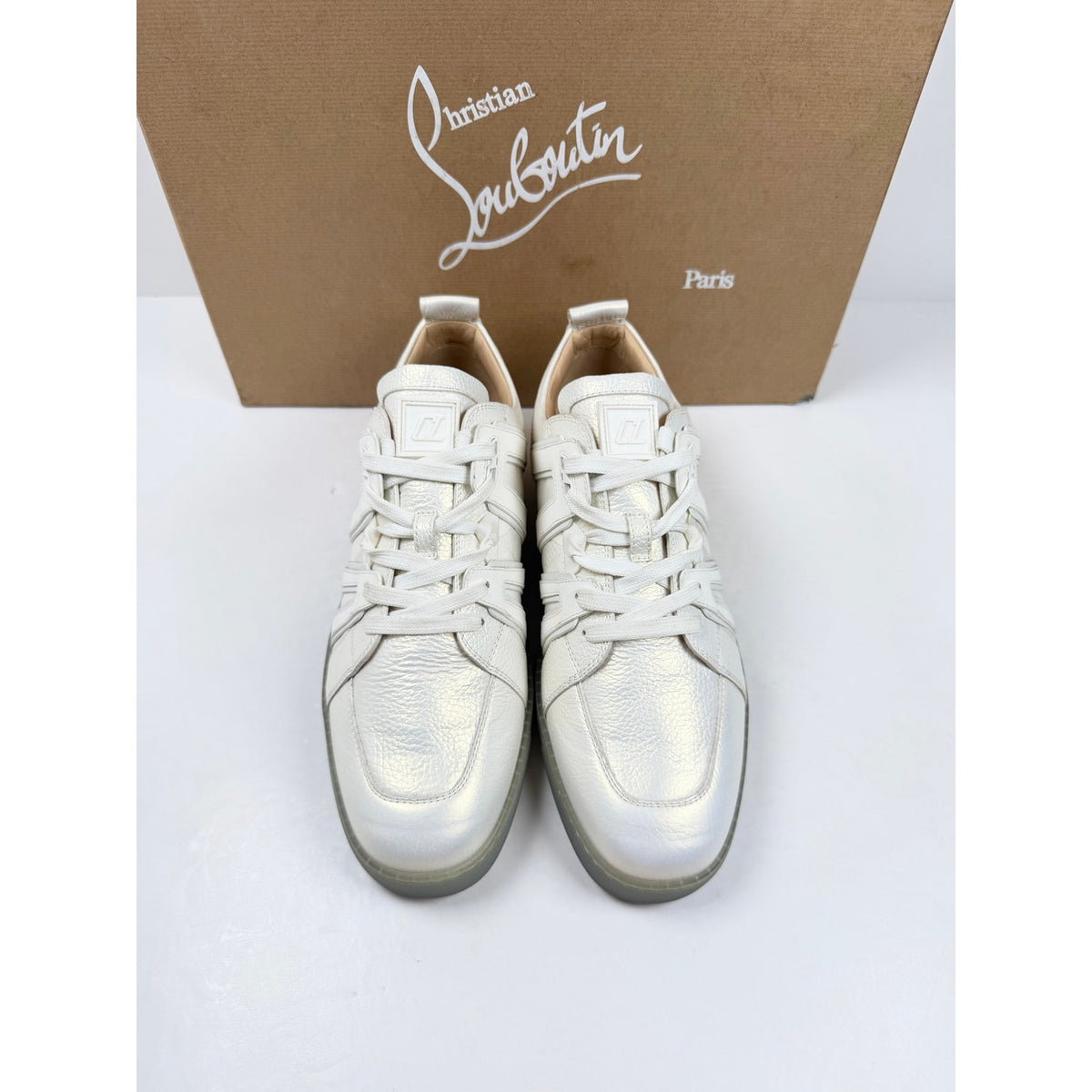 Size 45EU/12US - Christian Louboutin Vida Viva Champagne NEW