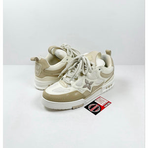 Size 10UK/11US - Louis Vuitton Skate Beige White