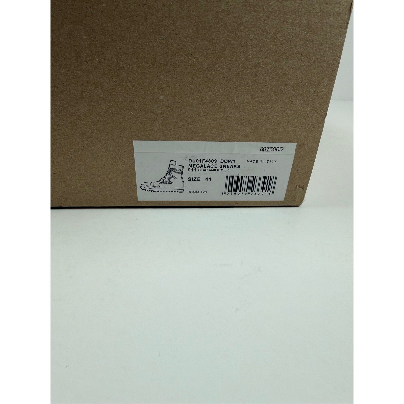 Size 41EU/8US - Rick Owen’s Megalace NEW