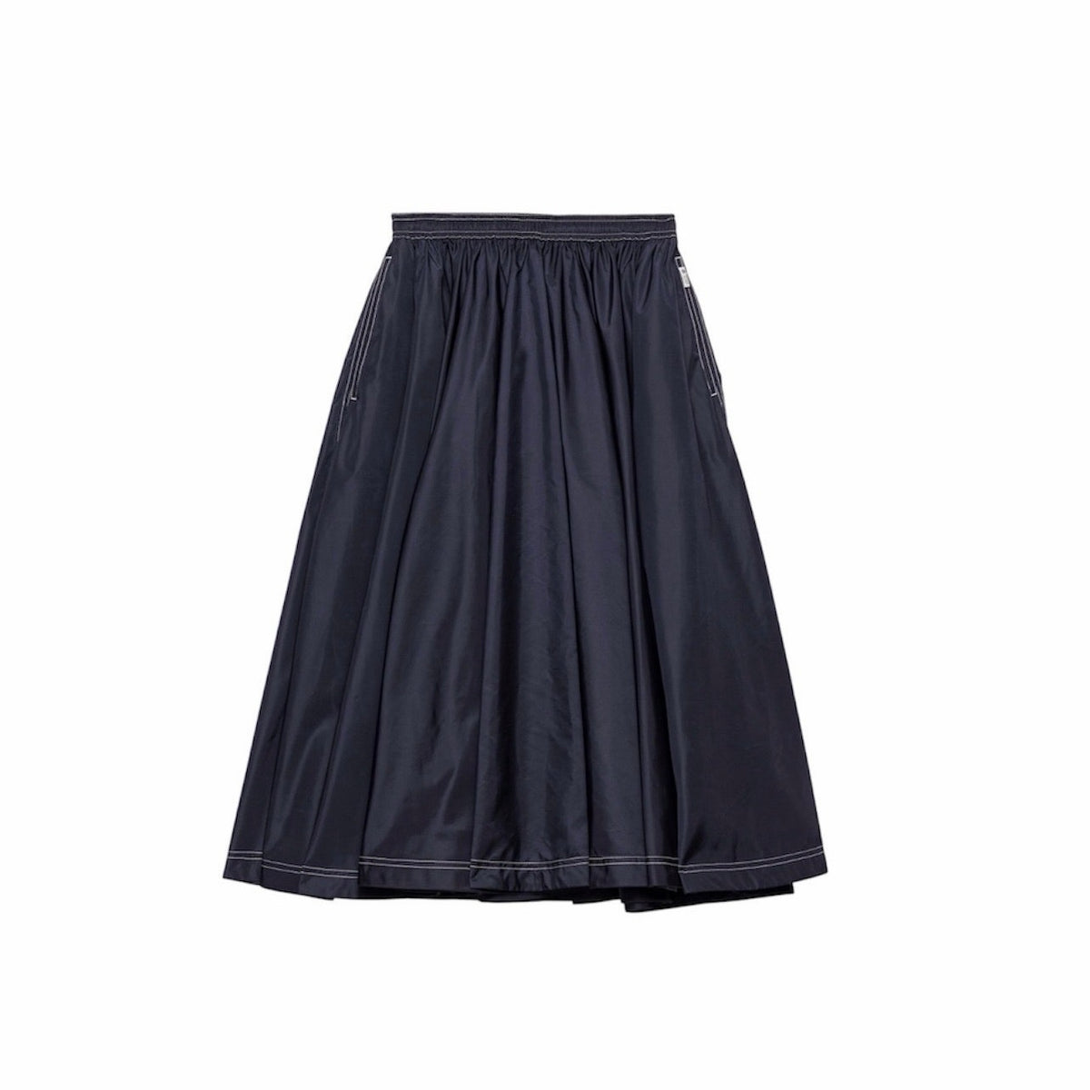 Size 36/US size 0 (XS) Prada Light Re-Nylon full skirt NEW