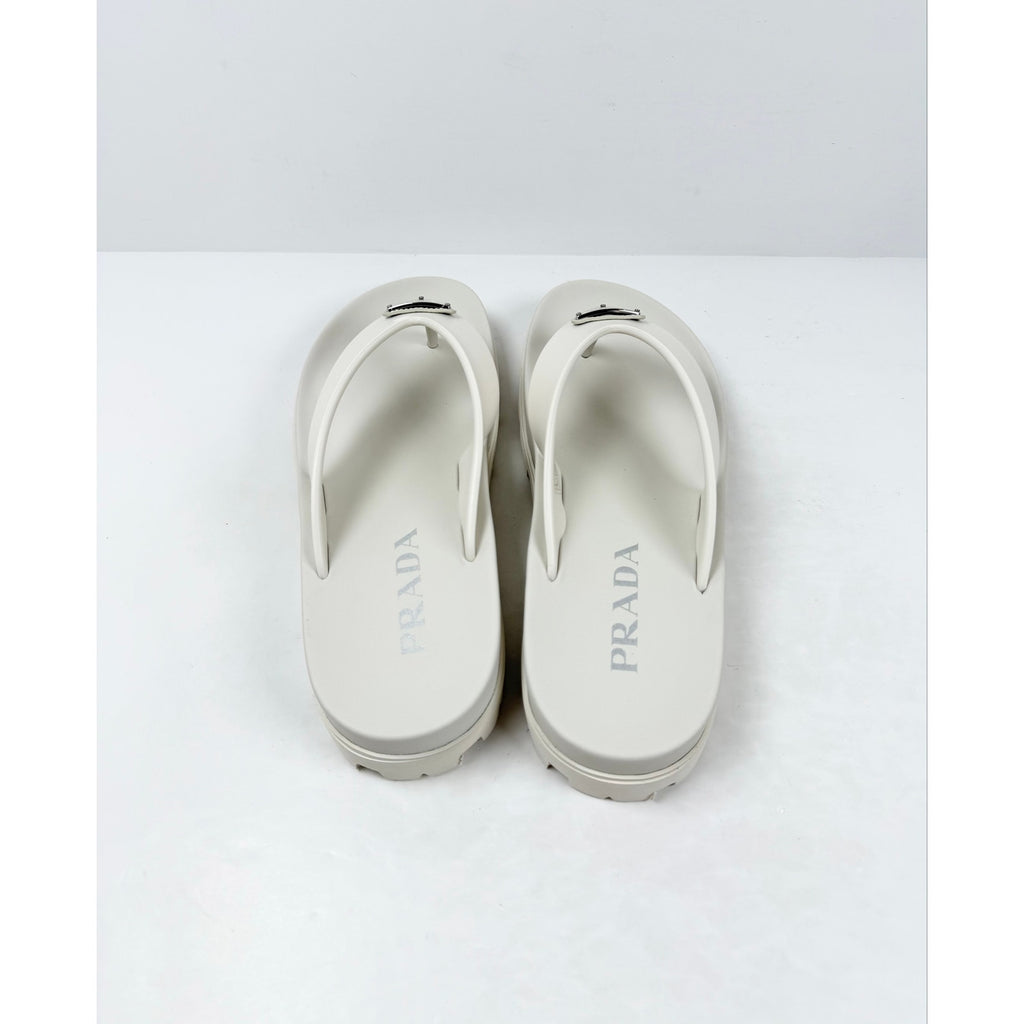 Size 8UK/9US - Prada Rubber Thong Sandals NEW
