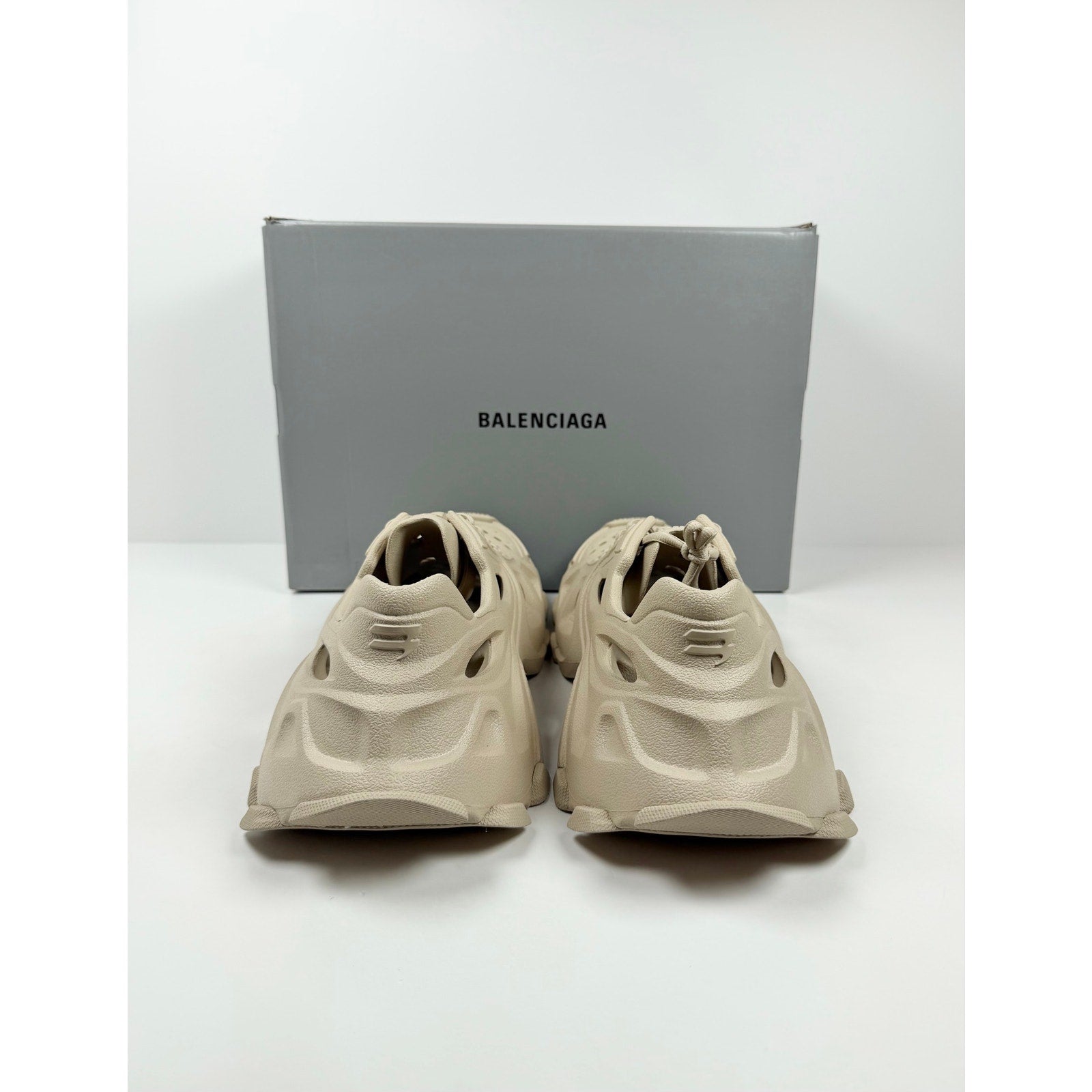 Size 46EU/13US - Balenciaga HD Mule Beige Lace Up NEW!