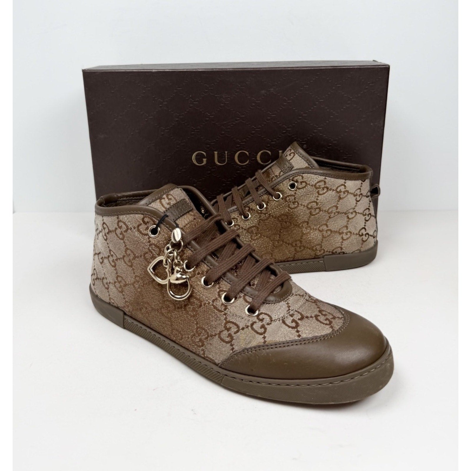 Size 6.5W - Gucci Monogram GG High Women's