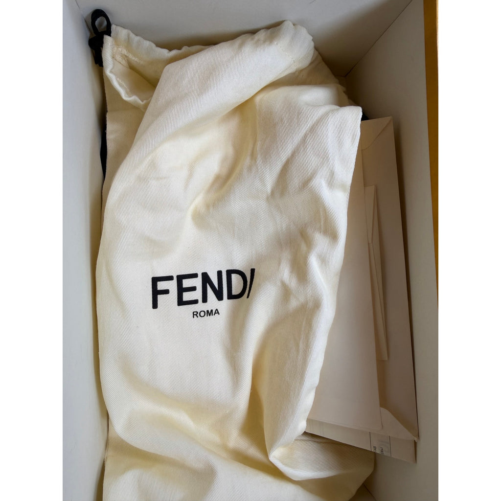 Size 5UK/6US - Fendi FF Logo Sandals Like New!