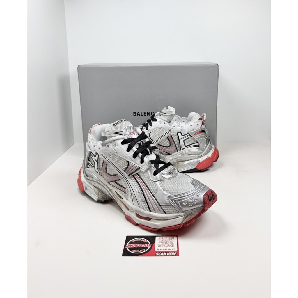 Size 46EU/13US - Balenciaga Runner White Red Black NEW