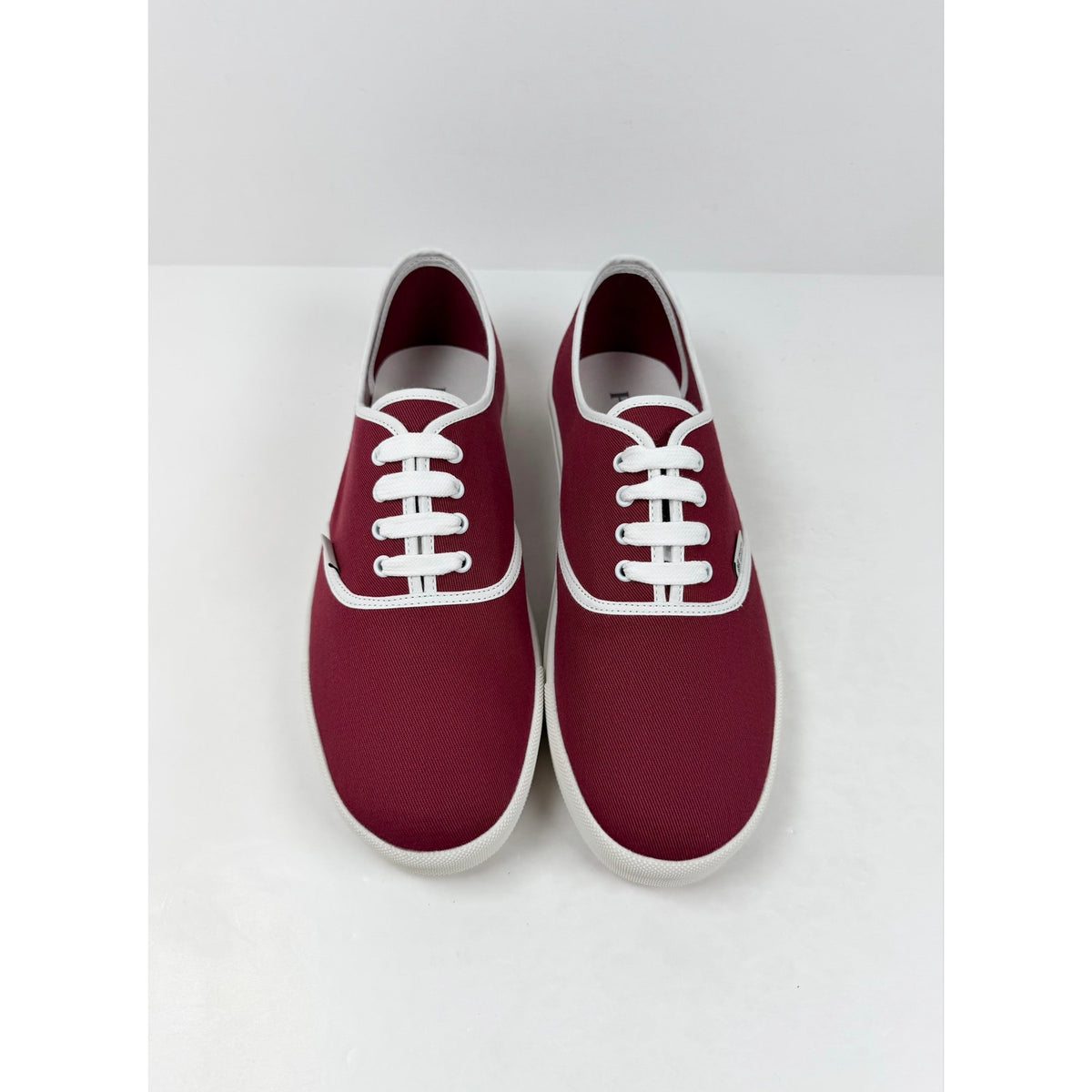 Size 8UK/9US - Prada Drill Canvas Low Top NEW