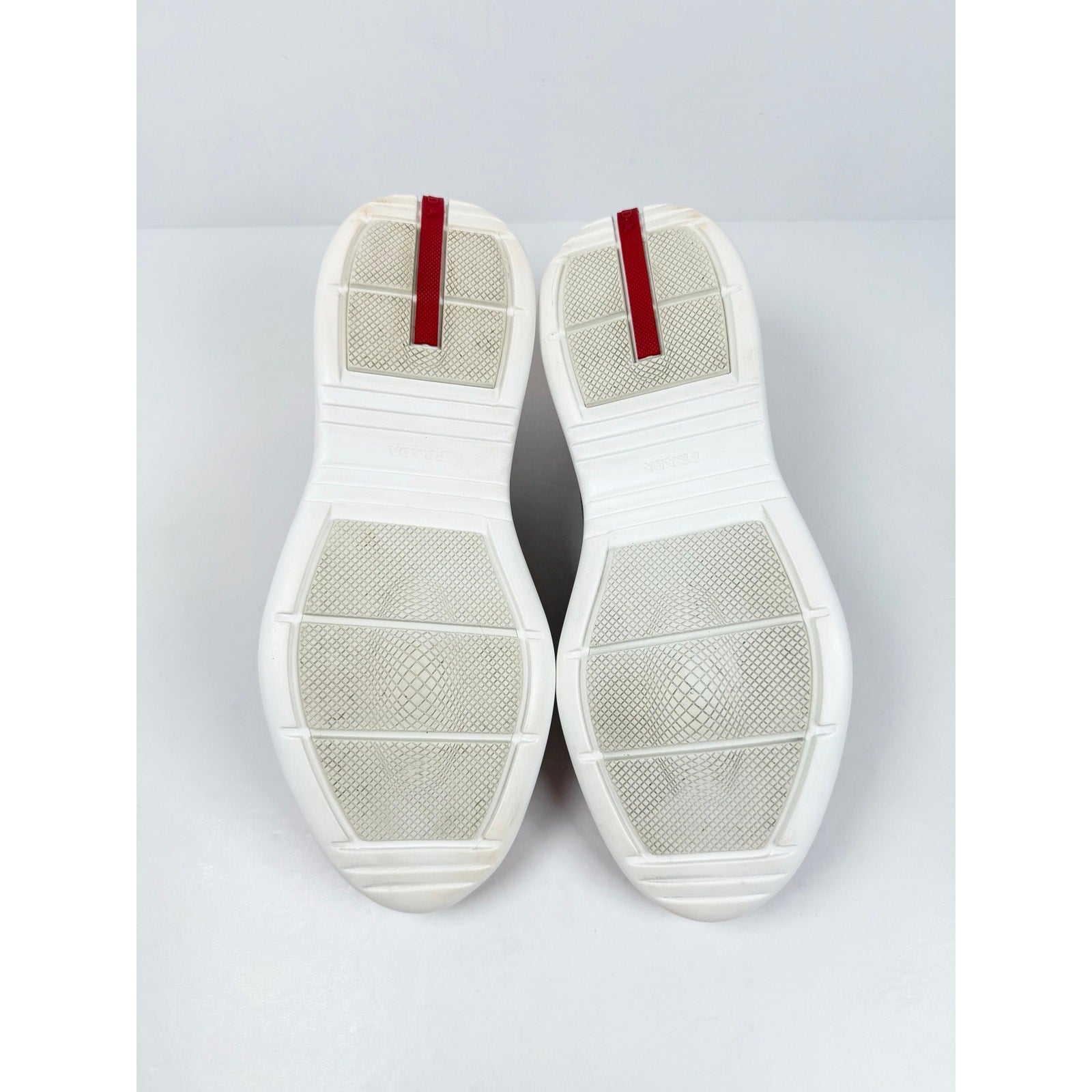 Size 9.5UK/10.5US - Prada Americas Cup Red Silver