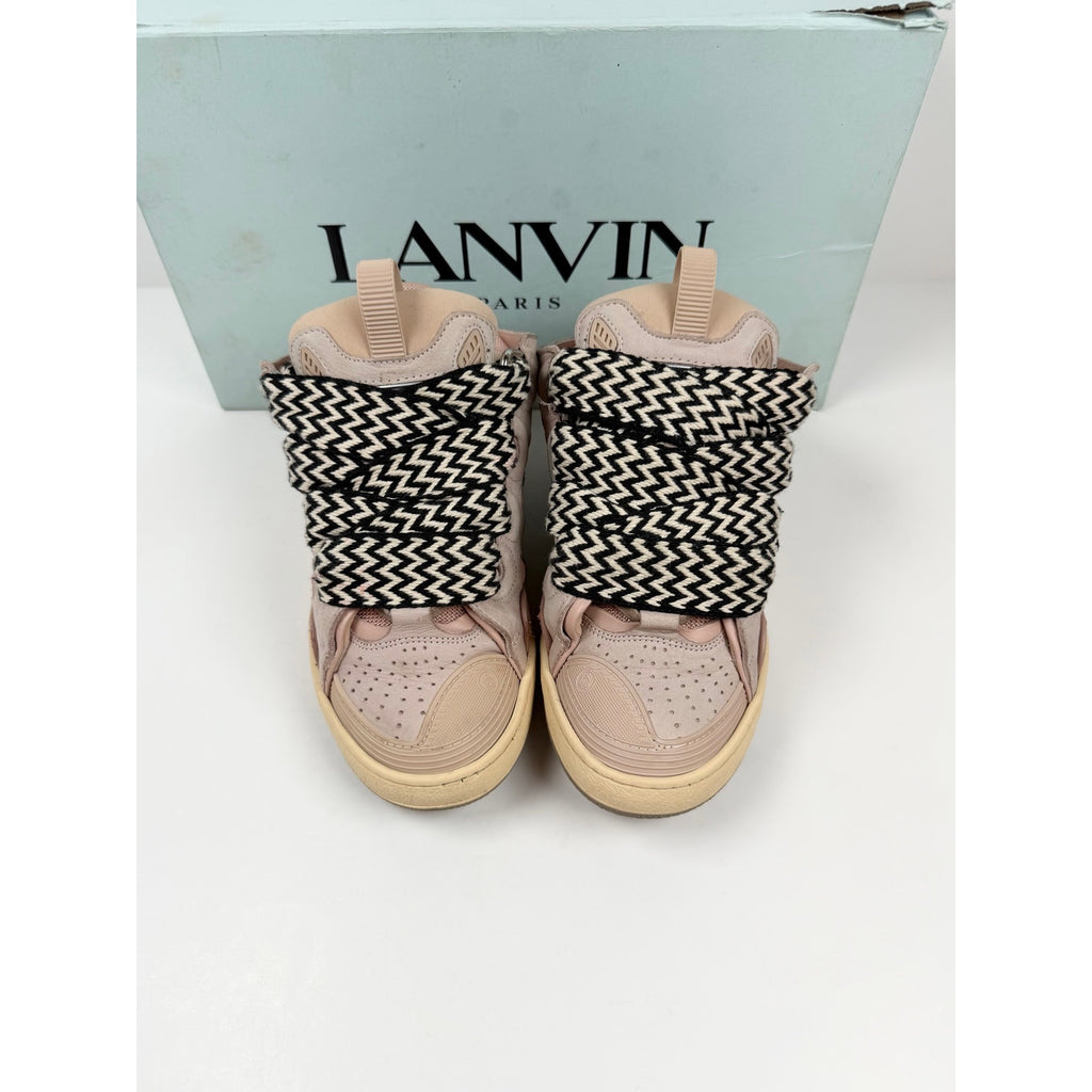 Size 37/7 - Lanvin Curb Pink Sneakers Women