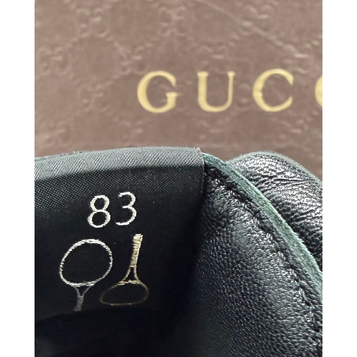 Size 7.5US - Gucci Leather Strap High Top