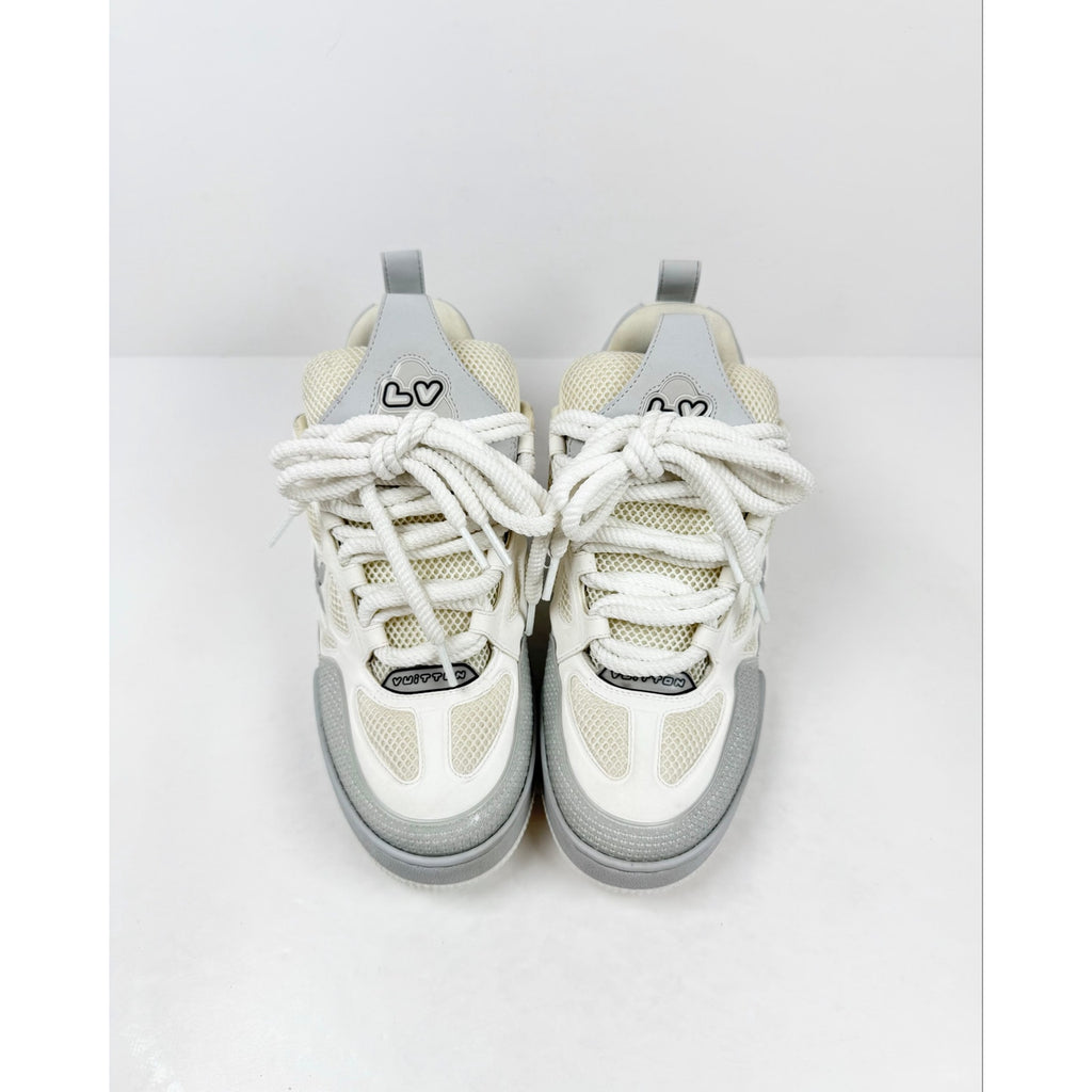 Size 7UK/8US - Louis Vuitton Skate White Grey