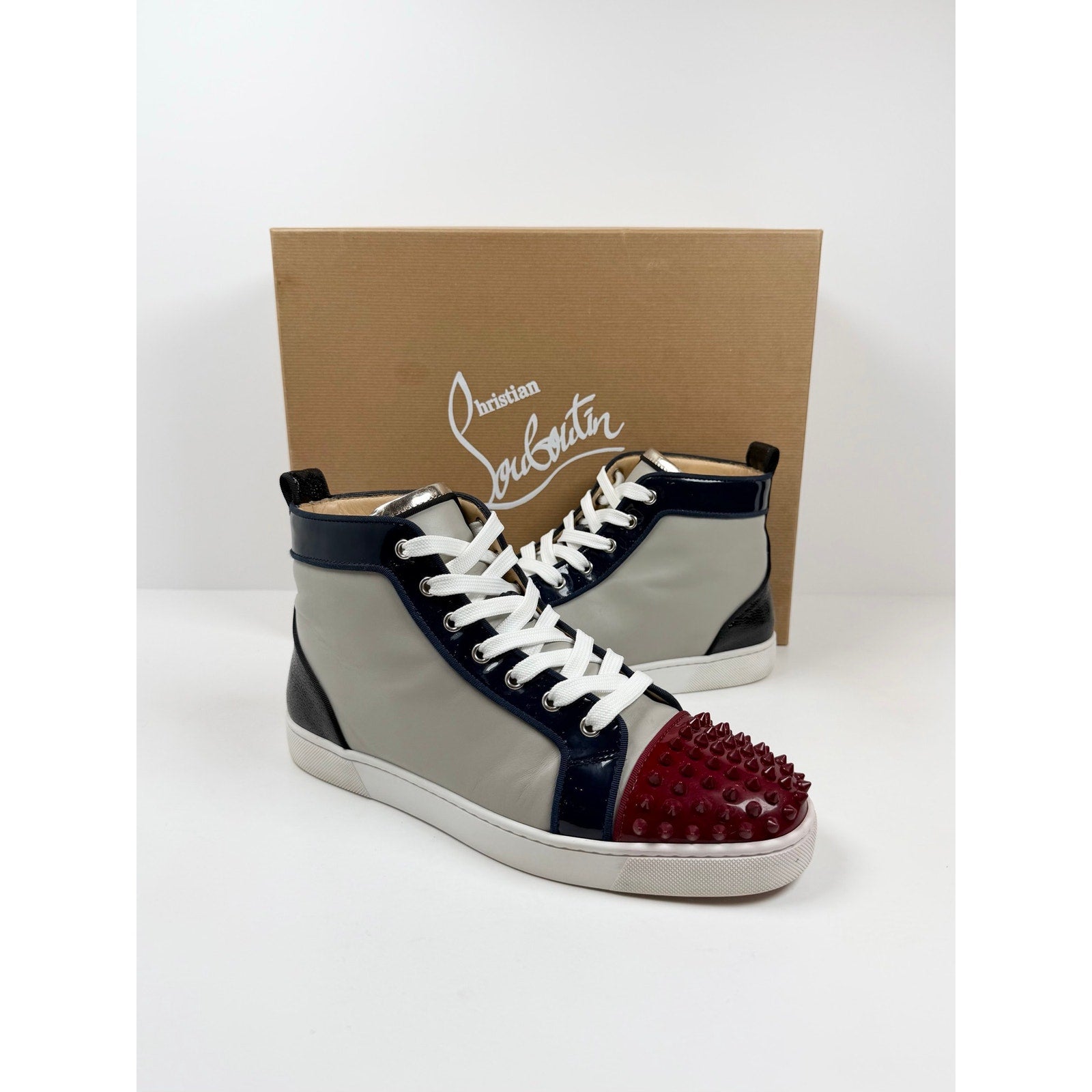 Size 9.5 - Christian Louboutin Spike High Top