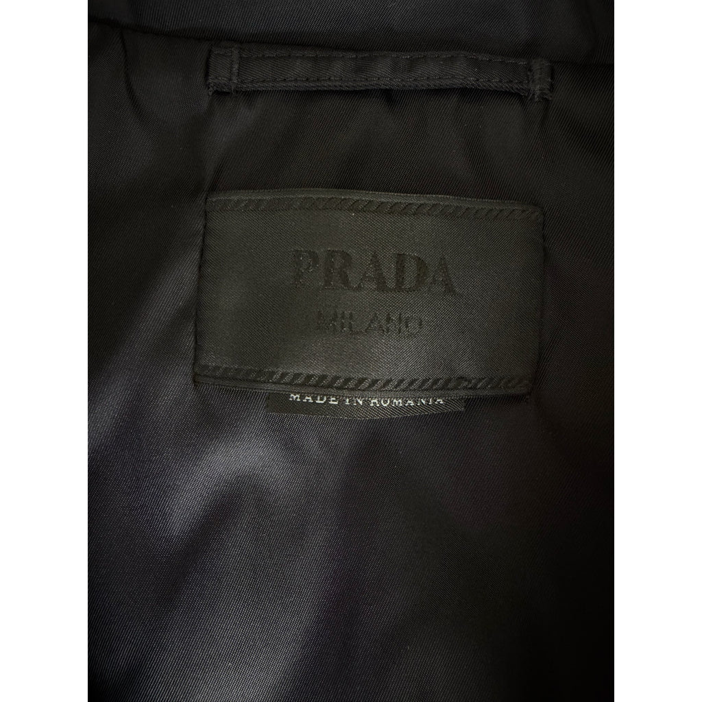 Size M - Prada Black Red Puffer Jacket Retail $3,000!