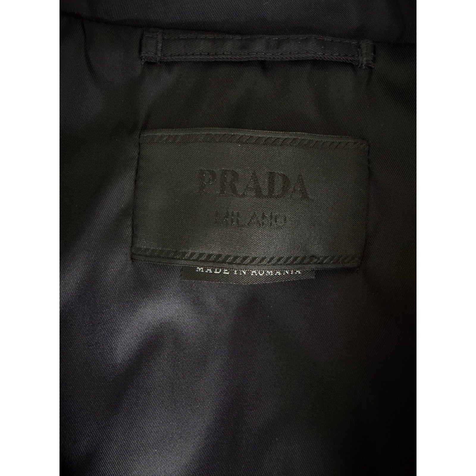 Size M - Prada Black Red Puffer Jacket Retail $3,000!