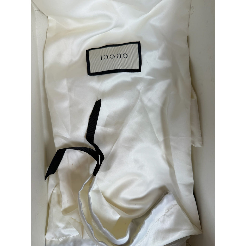 Size 10.5US - Gucci Guccissima Leather Web Low Top